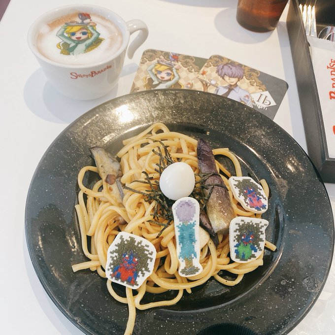 スイパラのIbコラボ行ってきた!友達がギャリーとメアリーコースター譲ってくれた大事にします 