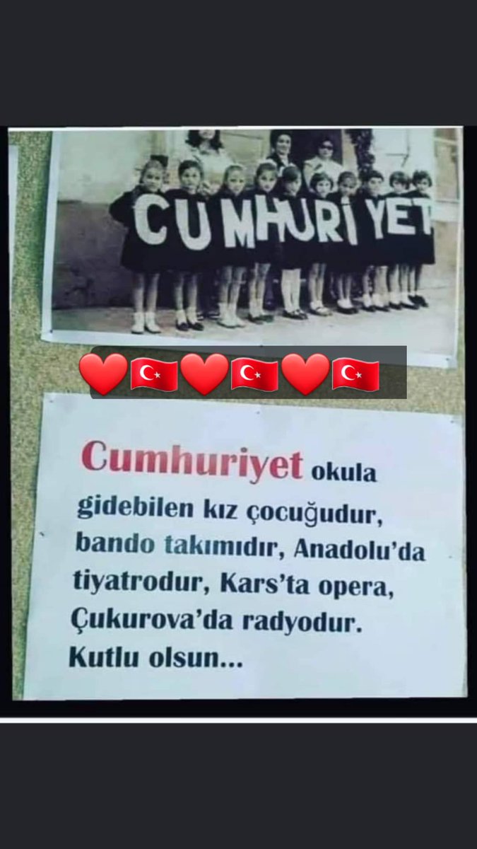 Özgürlük ve bağımsızlığımızın güvencesi olan Cumhuriyetimizin 99. yılını büyük bir coşkuyla kutluyor,  Cumhuriyeti'mizin kurucusu Gazi Mustafa Kemal ATATÜRK'ü, silah arkadaşlarını, kahraman gazilerimizi ve aziz şehitlerimize rahmet ve minnetle
YAŞASIN TÜRKİYE CUMHURİYETİ
.