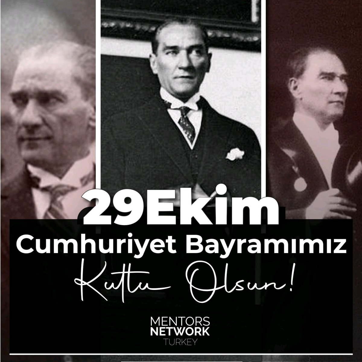 MentorsTurkey's tweet photo. "Özgürlük ve bağımsızlık benim karakterimdir."
Atamız Mustafa Kemal Atatürk'ün emaneti ve en büyük mirası olan Cumhuriyetimizin 99.yılını kutlamanın mutluluğunu yaşıyoruz.
Özgürlüğümüzün simgesi ve sağlayıcısı olan Cumhuriyetimizin 99. Yılı Kutlu Olsun!
#29Ekim #CumhuriyetBayramı https://t.co/OCIAf0IYGJ