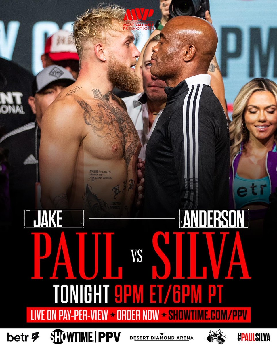 $10,000 to one person who likes, retweets and comments: “Order #PaulSilva” showtime.com/ppv