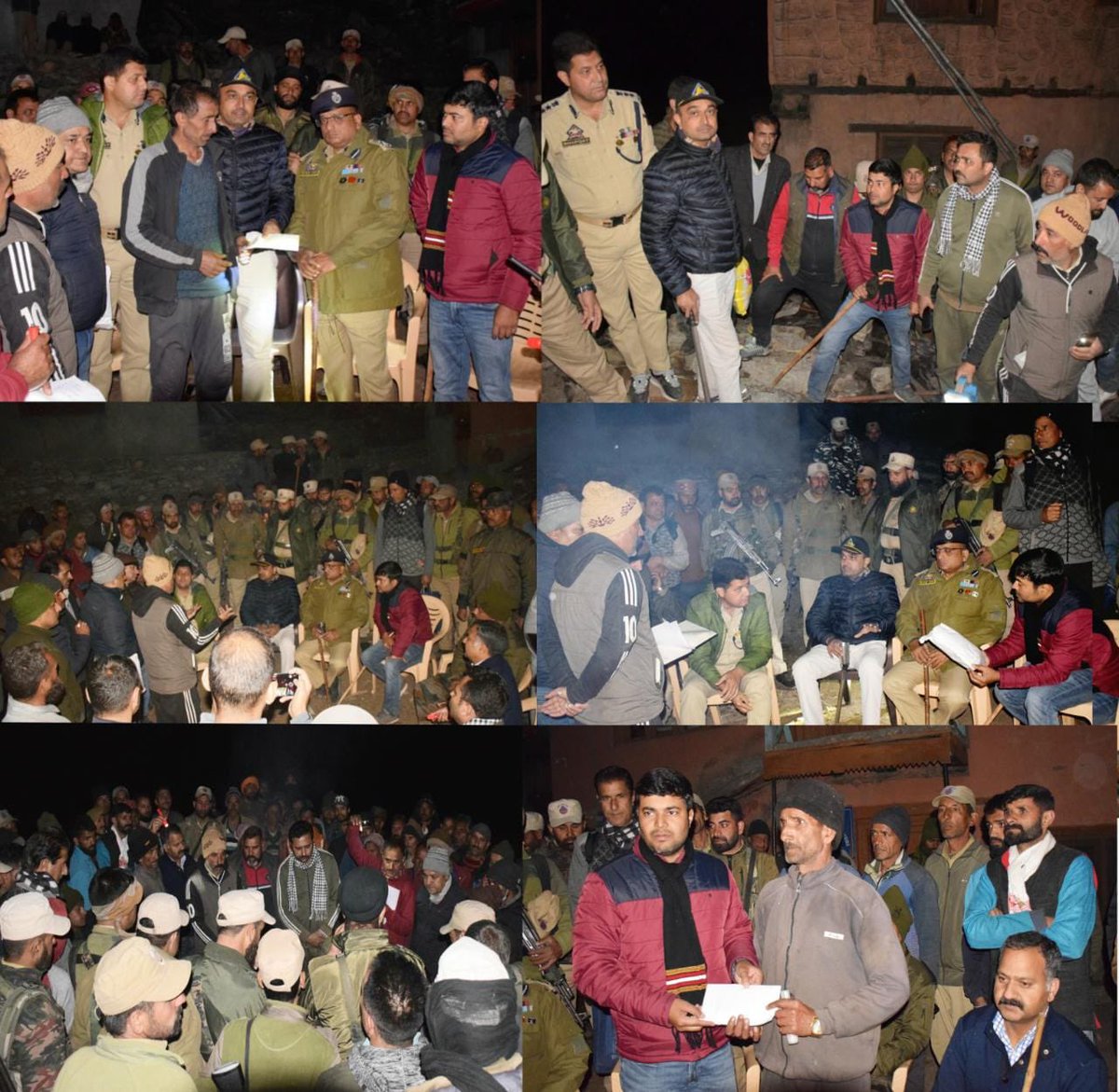 Deputy Commissioner Kishtwar (@dckishtwar) on Twitter photo On Friday night reached far off vill Chug of Gandhari Paddar. where massive fire incidence took place. Took stock of situation,provided immediate relief material under Red Cross.<a href="/Divcomjammu/">Divisional Commissioner Jammu</a> distributed ex-gratia amount among 23 affected families
<a href="/OfficeOfLGJandK/">Office of LG J&K</a>
<a href="/DrJitendraSingh/">Dr Jitendra Singh</a> On Friday night reached far off vill Chug of Gandhari Paddar. where massive fire incidence took place. Took stock of situation,provided immediate relief material under Red Cross.<a href="/Divcomjammu/">Divisional Commissioner Jammu</a> distributed ex-gratia amount among 23 affected families
<a href="/OfficeOfLGJandK/">Office of LG J&K</a>
<a href="/DrJitendraSingh/">Dr Jitendra Singh</a>
