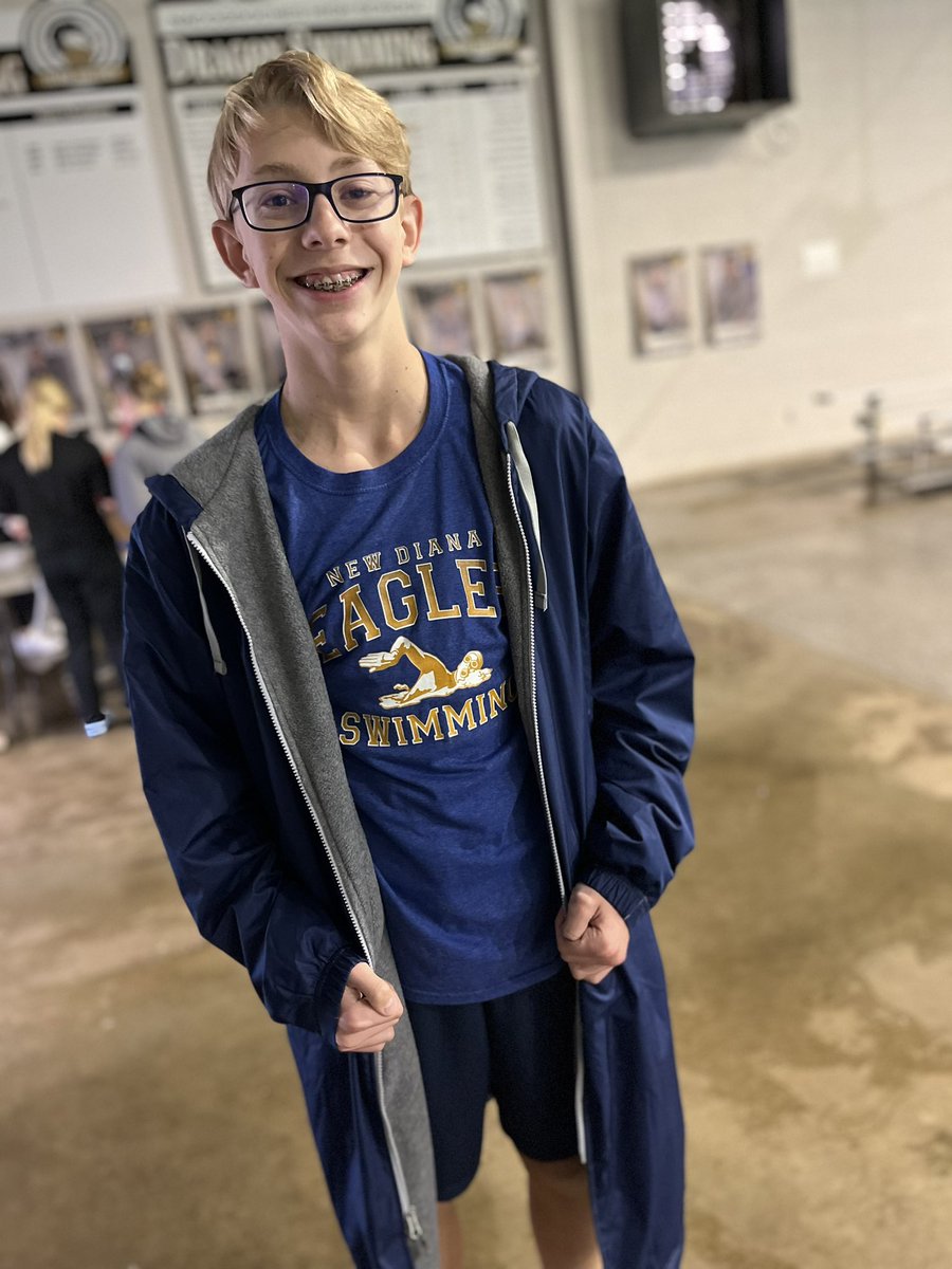 AuthorHayleyF's tweet photo. New Diana Represented at the Dragon swim meet! 💙💙 #RiseAbove @NDISDAthletics https://t.co/CNnID5xS7D