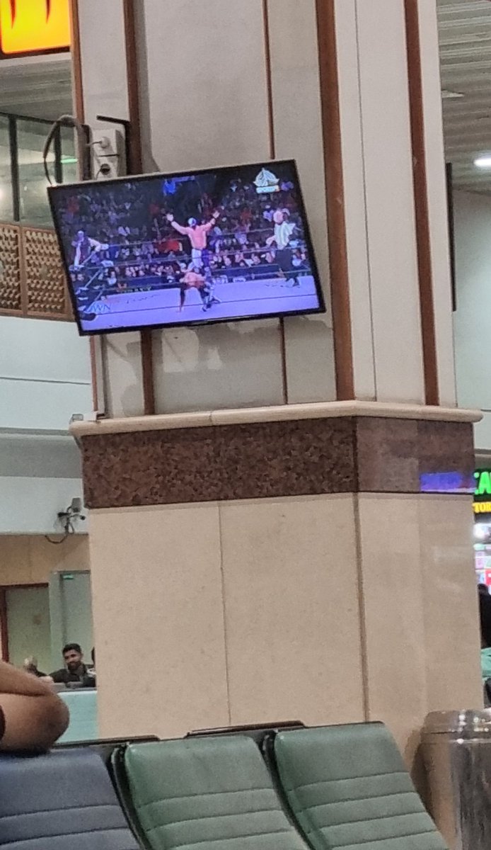 maansahb007's tweet photo. PTV sports showing wrestling at Lahore Airport because they cant show real wrestling ongoing in Pakistan 🤣🤣🤣🤣🤣🤣 https://t.co/1F2A5pptt9