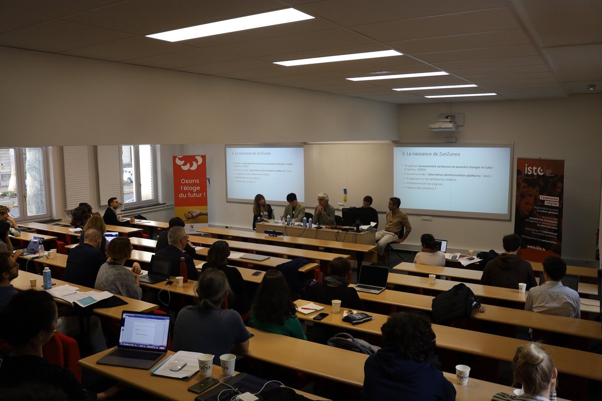 IstcLille's tweet photo. Beaucoup de participants au dernier panel de ce colloque international ! Interviennent Tristan Mattelard, @ZhaoAlexHuang, Rémi Carcélès et @ZakharovaGul ! #bigdata22 @mghssmi @PerezLagosC https://t.co/Ur1aRluype