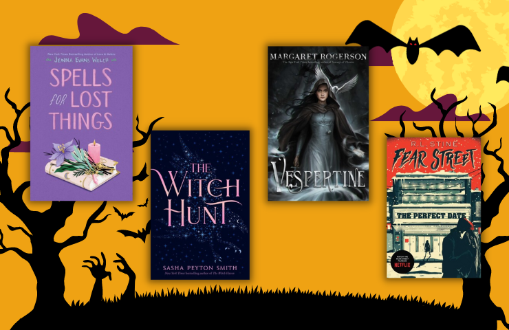 SSEdLib's tweet photo. Are your students and patrons celebrating #TeenTober? This is the perfect weekend to curl up with a teen read. Here are some of our favorite spooky YA recs. What are your teens reading this weekend? https://t.co/HyO0S8ubiE