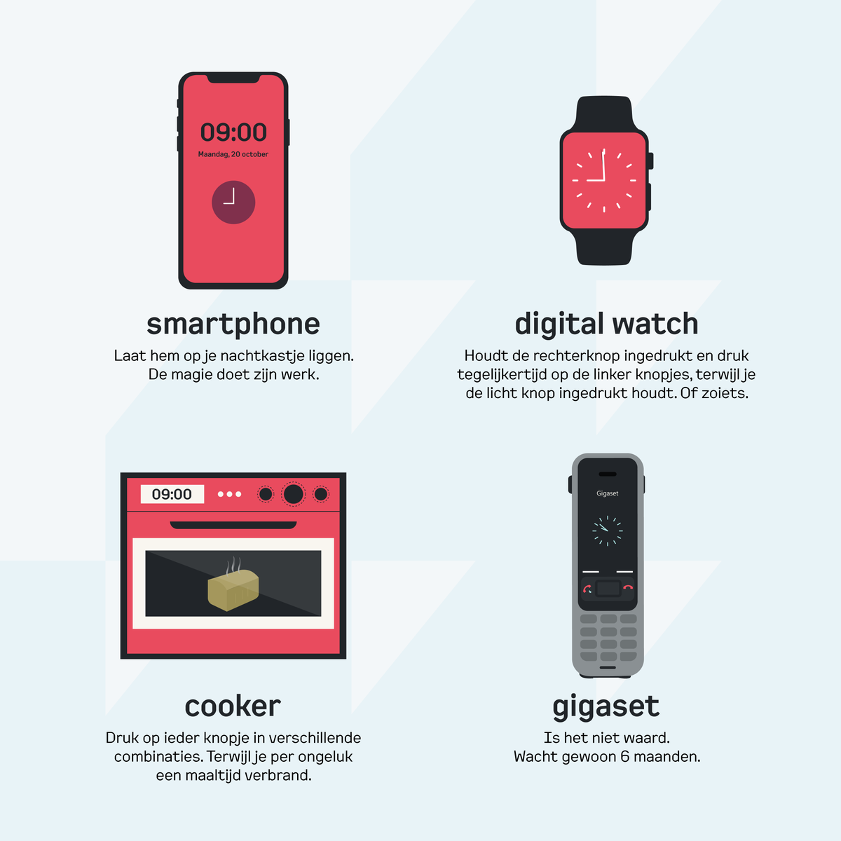 DigiheroNL's tweet photo. Vergeet niet om jouw klokken terug te zetten voordat je gaat slapen,
wij laten je graag zien hoe het moet. 

👉 Wijzig de tijd op jouw apparaat nu via de juiste bijbehorende handleiding: https://t.co/xpiZqfIDnD https://t.co/LQC5rJ0NRm