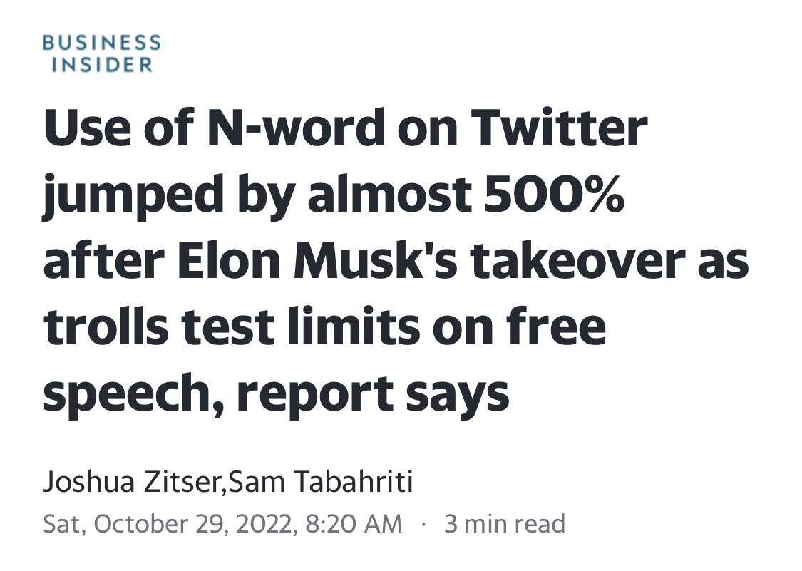 Elon Musk: I love free speech!! The free speech: