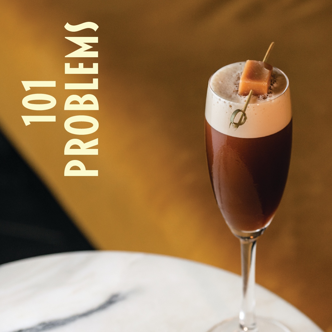 ☕ 101 Problems ☕ Rich, velvety, indulgent. Inspired by Russian vodka, which it's said was first produced in 1430 by a Greek monk detained in Moscow. The Tonka vodka used is one of the many expressions of vodka being created in our distillery. Come & give it a try this weekend.