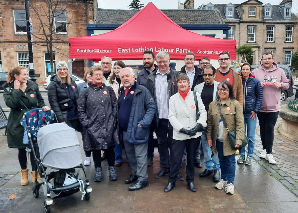 Terrific turn out to support Labour National Campaign weekend in Haddington. Great response at stall & on the doorsteps. People want to put an end to 12 years of Tory failure & see a return to economic stability. #labourdoorstep @EastLothianCLP @ScottishLabour @UKLabour