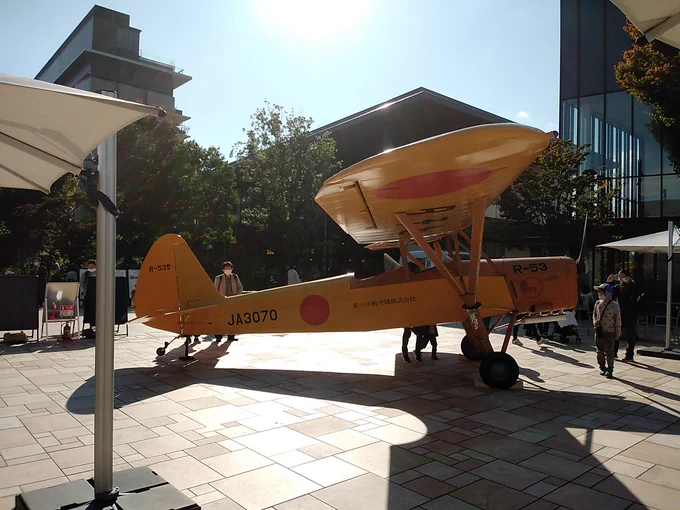 これ布張り飛行機なのよすごいよね。 