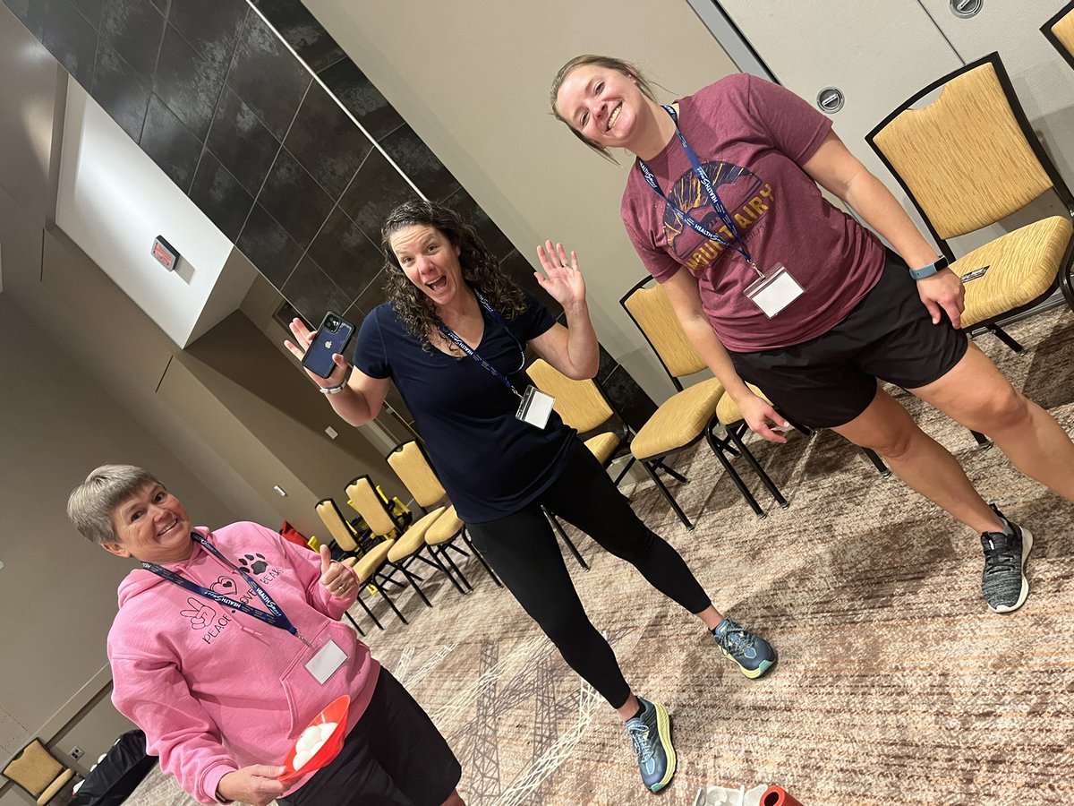 coachwalk's tweet photo. Peeps…Day 3 @NCSHAPE #NCSHAPE22 #passporttoparadise https://t.co/BW2vBIXI7q