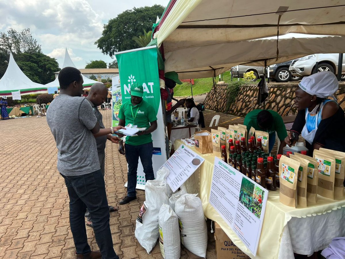 NISAT SMEs at the Pelum Agricultural symposium - The Annual Indigenous Seed and Food Fair”

Pasby Camelot, Jero Farm, Western Silk Road and Farm Stand Uganda exhibition tents to see some of the products.