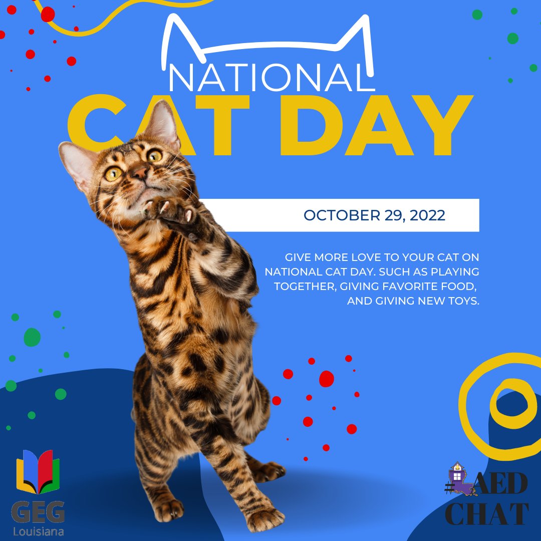 😺 TRIVIA 😺
Bengal is the cutest cat breed in the world! It's from the Asian leopard cat’s with a scientific name of Felis bengalen. He has this distinctive spotted coat that looks like a jungle cat. 
Give them more love and treats because they are paw-some! 😻
#NationalCatDay