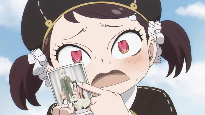 ロイドさんに惚れちゃったのかw  #スパイファミリー 