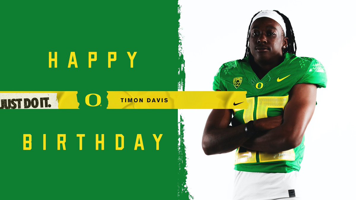 Wishing @ThuhGod and @TimonDavis1 a happy birthday! #GoDucks