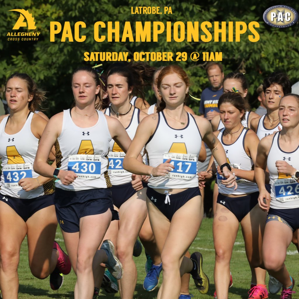 AlleghenyXCTF's tweet image. IT'S RACE DAY!! The Gators are ready to battle it out at the PAC Championship meet this morning in Latrobe, PA.
Women's 6k @11AM
Men's 8k @ 12PM
#ACXC #gatorstrong 🐊