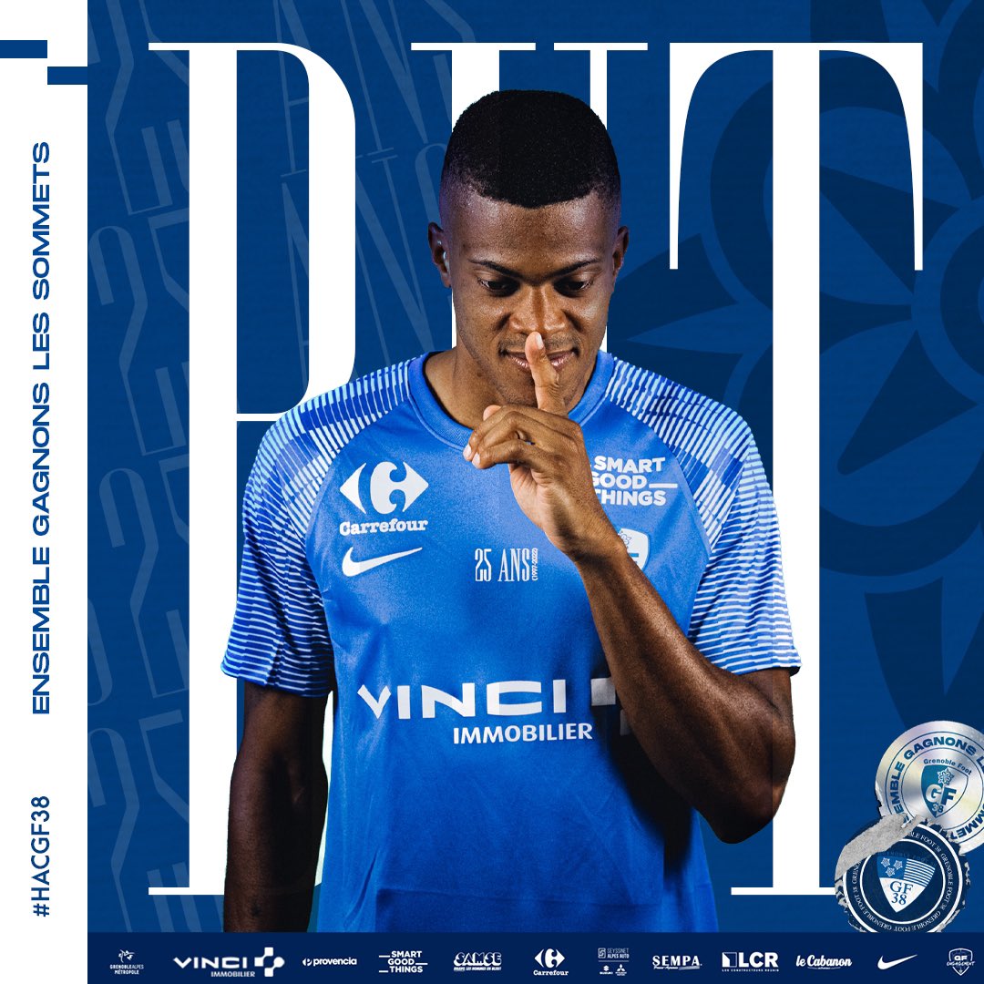 GF38_Officiel's tweet photo. 50’ : BUUT !
Matthias Phaëton pour Jordan Tell qui permet de mener de deux buts ! (1-3).
#ASIMGF38 https://t.co/v12Mvgyib9