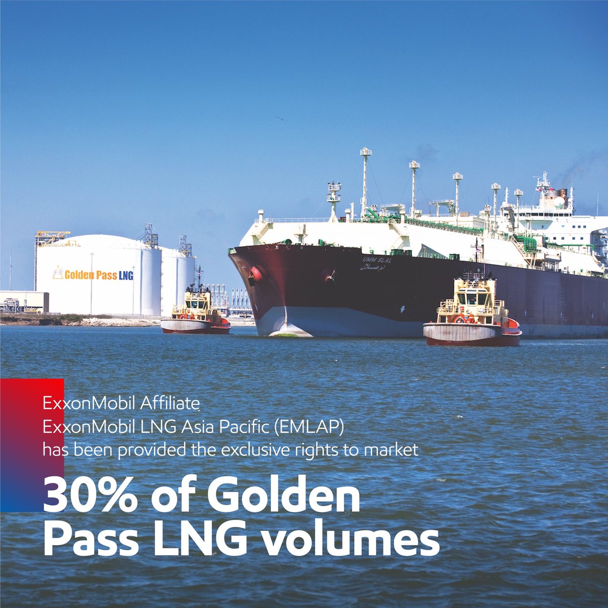 QatarEnergy and ExxonMobil have agreed to independently market LNG produced at their joint venture Golden Pass LNG Terminal. By leveraging their unique customer insights, QatarEnergy and ExxonMobil will better serve their downstream customers while meeting increased global demand