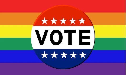 A friendly PSA reminder:

#LGBTQ+ people are among your neighbors, friends, coworkers, and family. 

Don’t say you love or respect them and then vote for someone who will hurt them. 

Your vote matters!