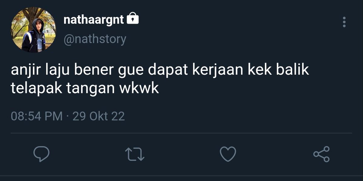 itsnaraay's tweet photo. `17 - dapat kerja sambat lagi https://t.co/dcz5Xl6qFS