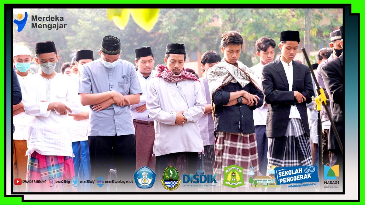 sman25bdg's tweet photo. Peringatan Hari Besar Islam (Maulid NabinSAW 1444 H) dan Implementasi 7 Hari Berkarakter (7Harkat). Mari menumbuhkan karakter positif peserta didik disatuan pendidikan.
"Leading In Character And Knowledge"
@cadisdik7
@disdik_jabar
@humasjabar
#sman25bdg #cadisdik7 #IKM https://t.co/NysSA38Ev7