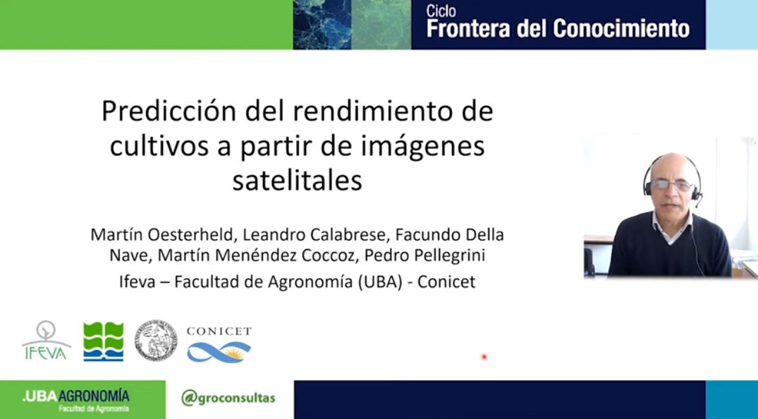 agroconsultasonline (@agroconsultas) on Twitter photo 📣 Te compartimos algunos momentos del Ciclo de charlas de Frontera del conocimiento
🛰️ Predicción de rendimiento de cultivos a partir de imágenes satelitales con el 👨🏻🎓Ing. Arg. Dr. <a href="/MartinOesterhel/">Martin Oesterheld</a> - IFEVA - FAUBA - CONICET
👇🏼👇🏼👇🏼 📣 Te compartimos algunos momentos del Ciclo de charlas de Frontera del conocimiento
🛰️ Predicción de rendimiento de cultivos a partir de imágenes satelitales con el 👨🏻🎓Ing. Arg. Dr. <a href="/MartinOesterhel/">Martin Oesterheld</a> - IFEVA - FAUBA - CONICET
👇🏼👇🏼👇🏼