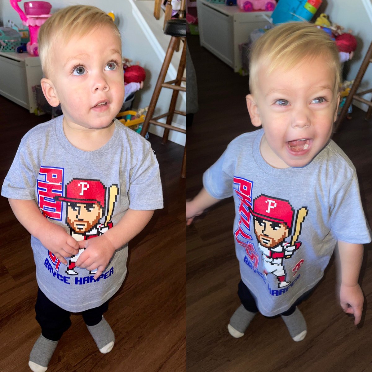 elveejay_'s tweet photo. Everyone’s reaction to @JTRealmuto home run last night! Go @Phillies !!! #RingTheBell #Phillies @6abc https://t.co/J815oTU4GY