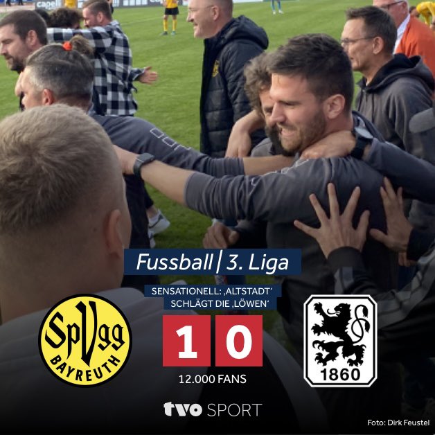 TVO_Sport's tweet photo. #OHA 😳💪
Nicht schlecht, Herr Specht 👍
@spvggbayreuth
@TSV1860
#fussball #3liga #spvggbayreuth #tsv1860münchen #altstadt #tsv1860 #münchen #bayreuth
#TVOSPORT https://t.co/MHm0cDtbXI