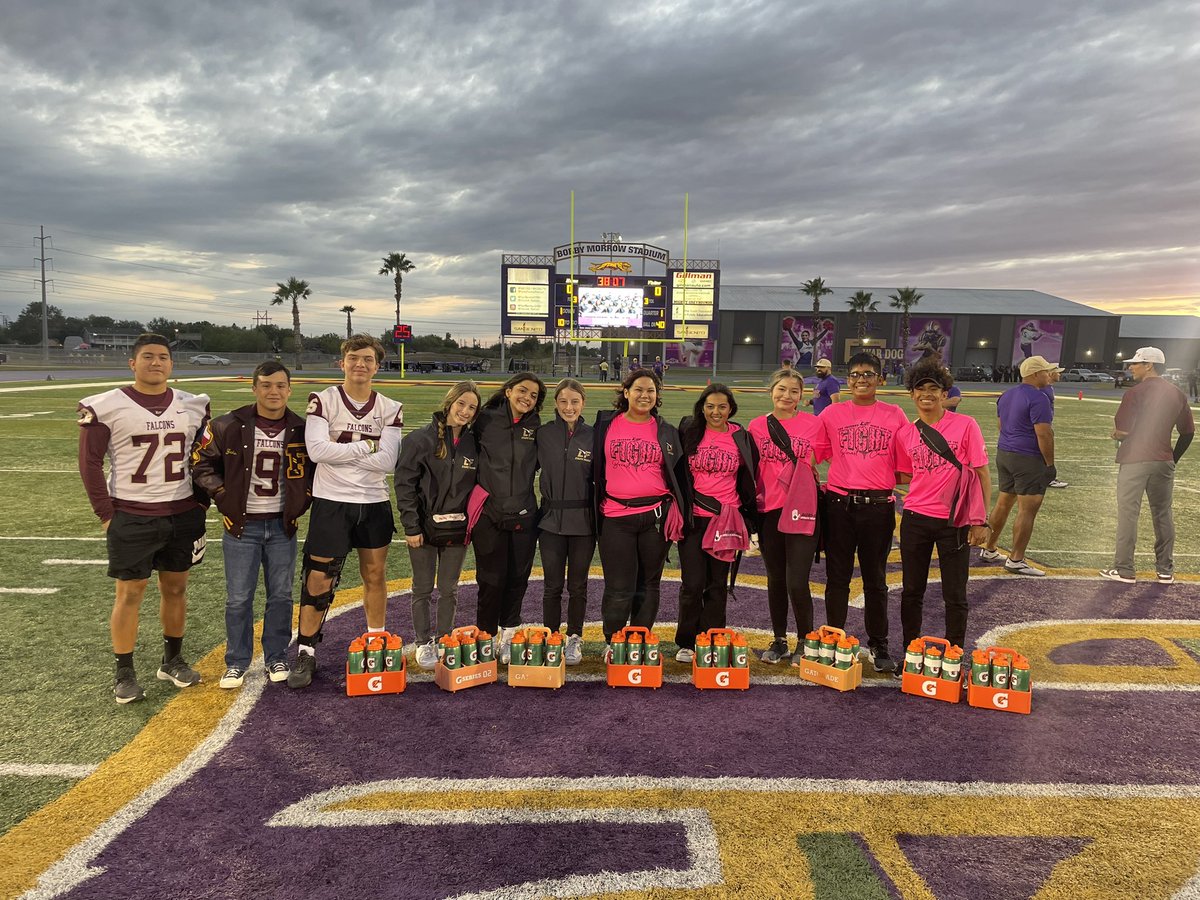 Last night was a tough loss but our boys are now focusing on our next game. We want to thank our student trainers for all their hard work