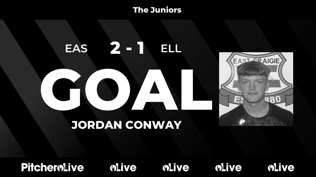 eastcraigiefc's tweet photo. 62': jordan conway scores for East Craigie FC 🙌
#EASELL #Pitchero
https://t.co/AqdFcBLcBj https://t.co/OytSI0uVSb