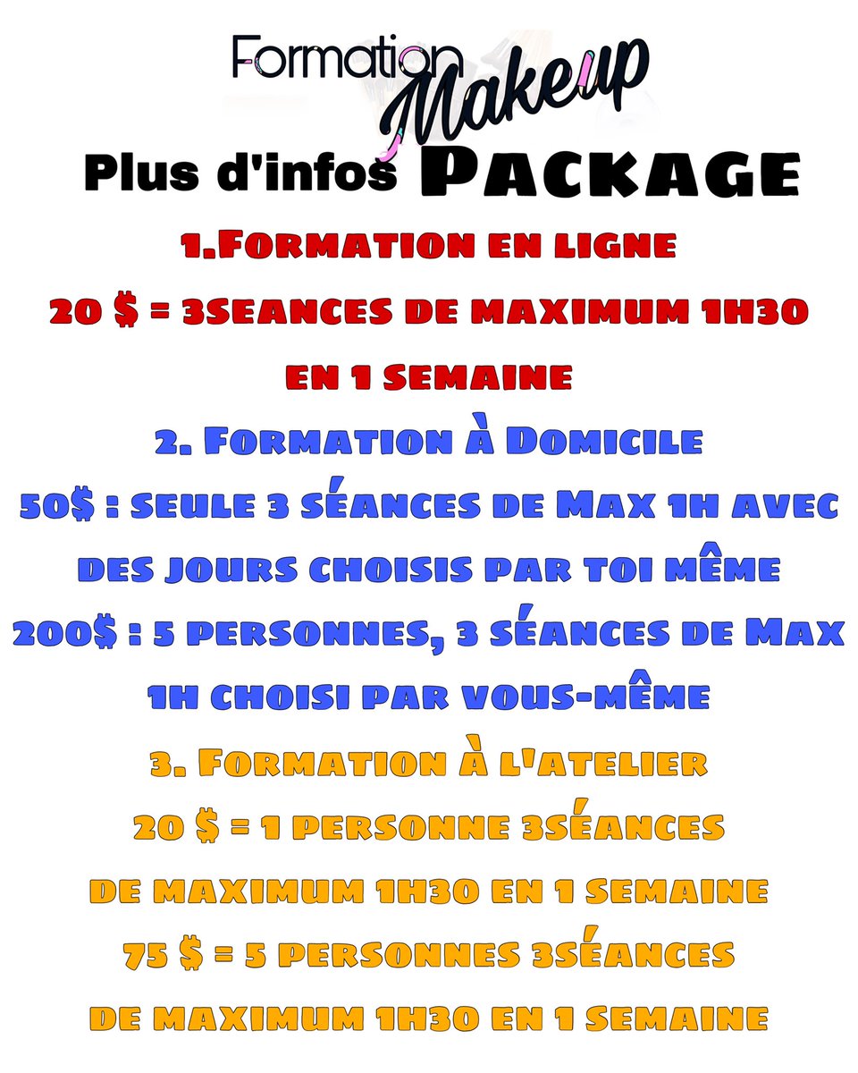 Rachel_Yombi's tweet photo. Tu veux apprendre à te maquiller seule ????
Je lance une formation à 20$ pendant le mois de novembre 🥳 https://t.co/3r1K6oIaA0