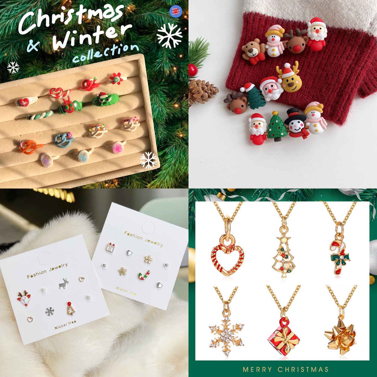 ‧⁺◟เธรดรวมเครื่องประดับต้อนรับวัน christmas ใส่แล้วหัวใจนุ้บนิ้บ 1000% ( 🎄🎈⋆ ₊ ﾟෆ˙)