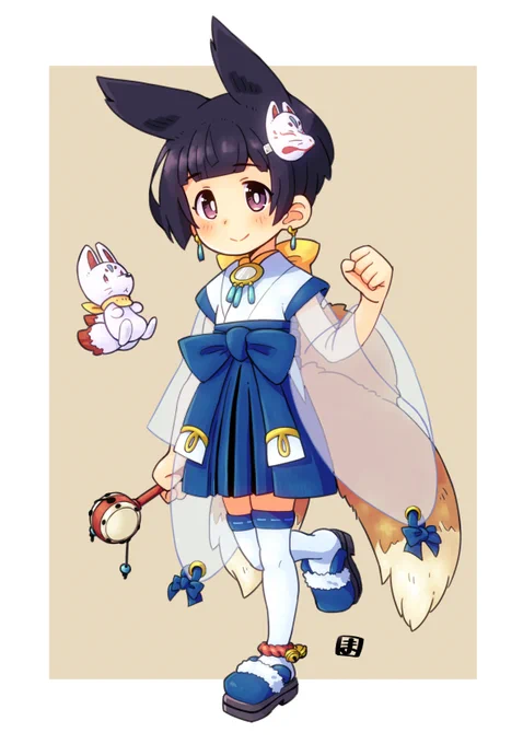 和服の日かぁ‥自分は普段着着物特化型なのでイケてる今風の和風服ってあまり描いたことないのよね… 