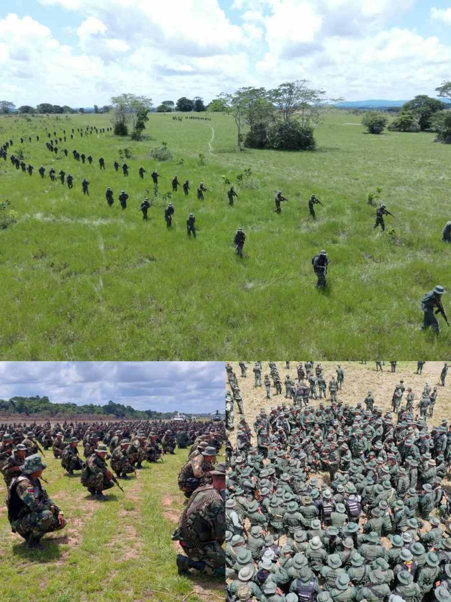 Briceno3030's tweet photo. La Seguridad y Defensa es tarea de todas y todos, en perfecta Unión Cívico Militar Policial debemos garantizar la soberanía e integridad territorial de la República. 
@vladimirpadrino 
#AvanzandoConFirmeza 
.@CUINGNB 
.@CmdtCUINGNB https://t.co/gWG4WOOez4