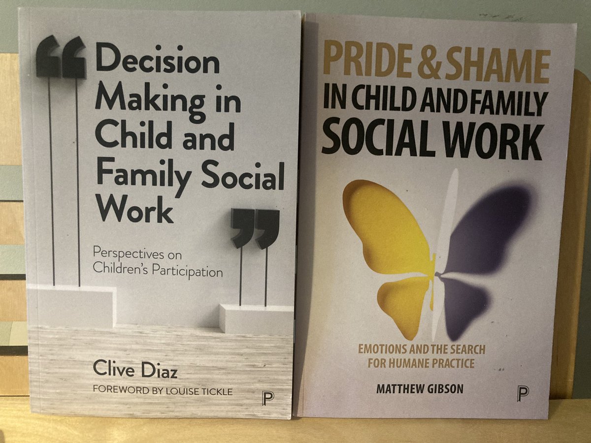 To my colleagues on the @socworkscot children and family standing committee these are the books I mentioned yesterday both worthy of a read and remember to record on you @SSSCnews learning record @diaz_clive @imatthewgibson