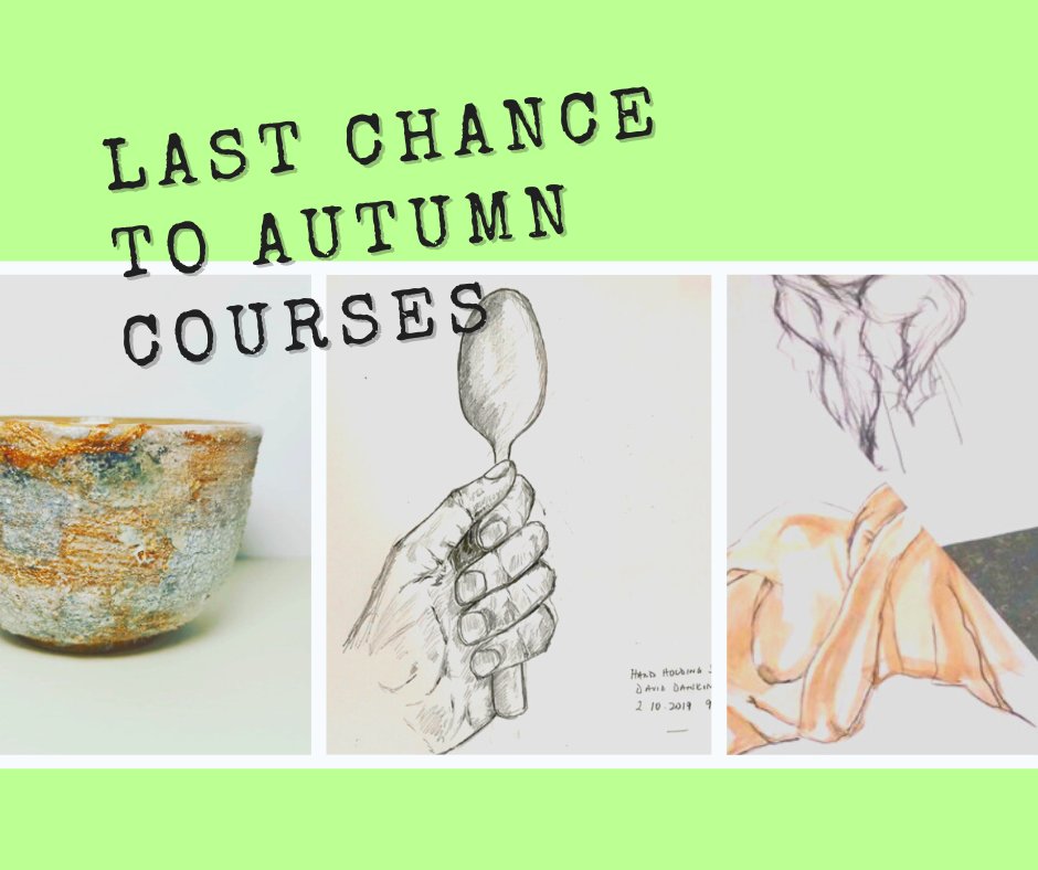 🎷🥁 LAST CHANCE to our Tougei and Life Drawing course while the Basic Drawing Principles class is also due to start in about two weeks!

miltonkeynesartscentre.org/Ceramics-Tougei...
miltonkeynesartscentre.org/Life-Drawing-w…...
miltonkeynesartscentre.org/Basic-Drawing...

#miltonkeynesarts #miltonkeynesartworkshops