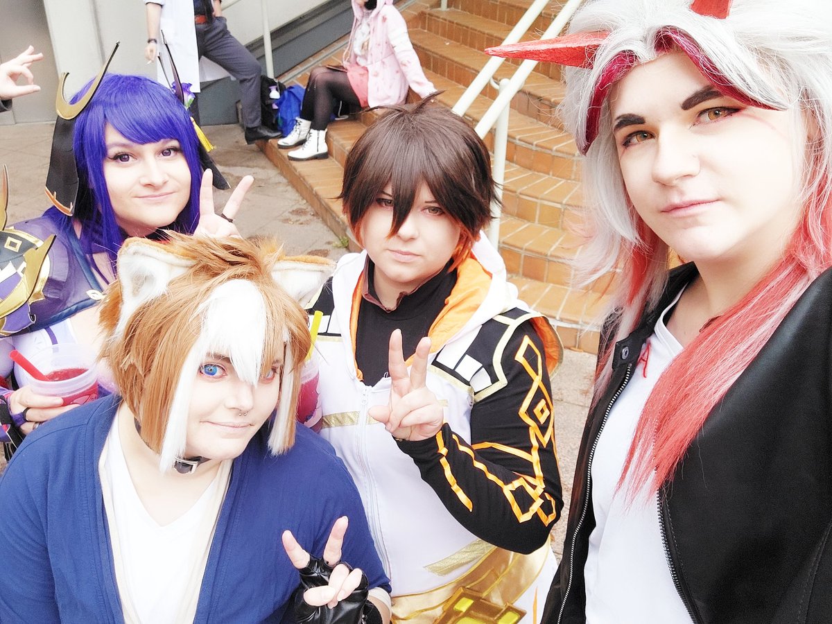 potato_crossi's tweet photo. Some expressions from the MEX this year~ I was glad to see my friends again, but I already miss them a lot ;;
If I will be there next year.. Idk..

#MEXBerlin #MEX2022 #MEXBerlin2022 #Convention #Cosplayer #GenshinImpact #Cosplay https://t.co/UEedtLXSUi