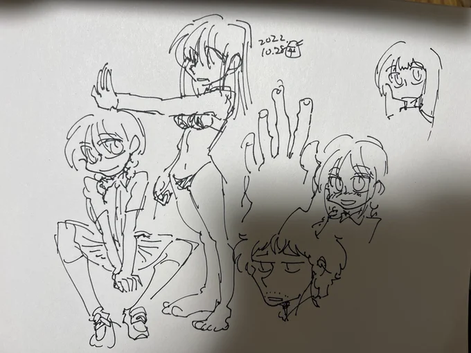 ビール飲みながら落書き 