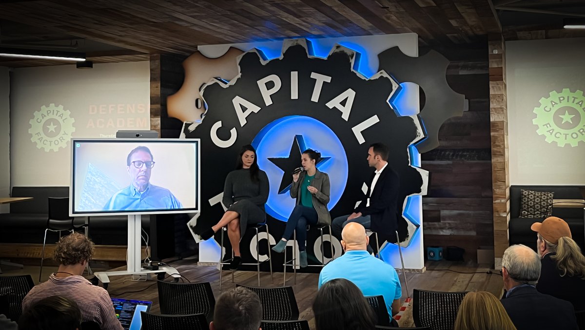 Dr. Perley crushed it at @CapitalFactory's Defense Academy yesterday, talking all things AAL and defense innovation. Defense Academy is an outstanding resource for businesses looking to work with the DoD. Check upcoming events at capitalfactory.com for upcoming events!