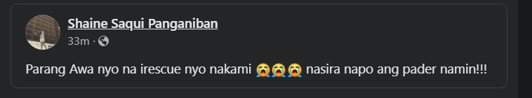 earthshakerph's tweet photo. #RescuePH #FloodPH #PaengPH

Calling for rescue from San Antonio 1, Noveleta, Cavite https://t.co/cAUQmA1Luz