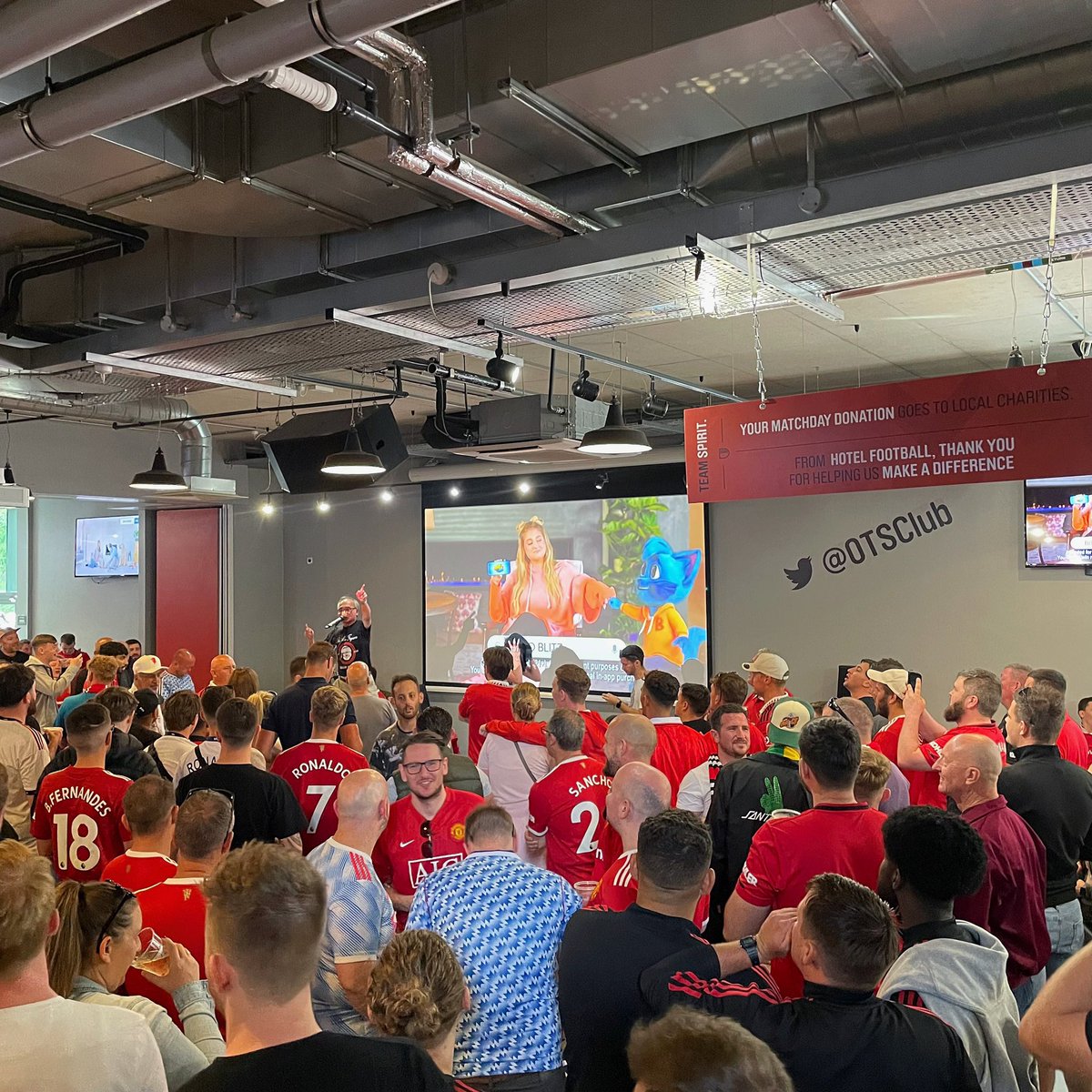 How are you all feeling ahead of tomorrow’s game between @ManUtd and @WestHam? ⚽️ We hope you are ready for another #matchday sing-along with our good friend - Ying Soo! 🎤 We will be open from 12:00 - no booking required, just simply turn up with your match ticket.