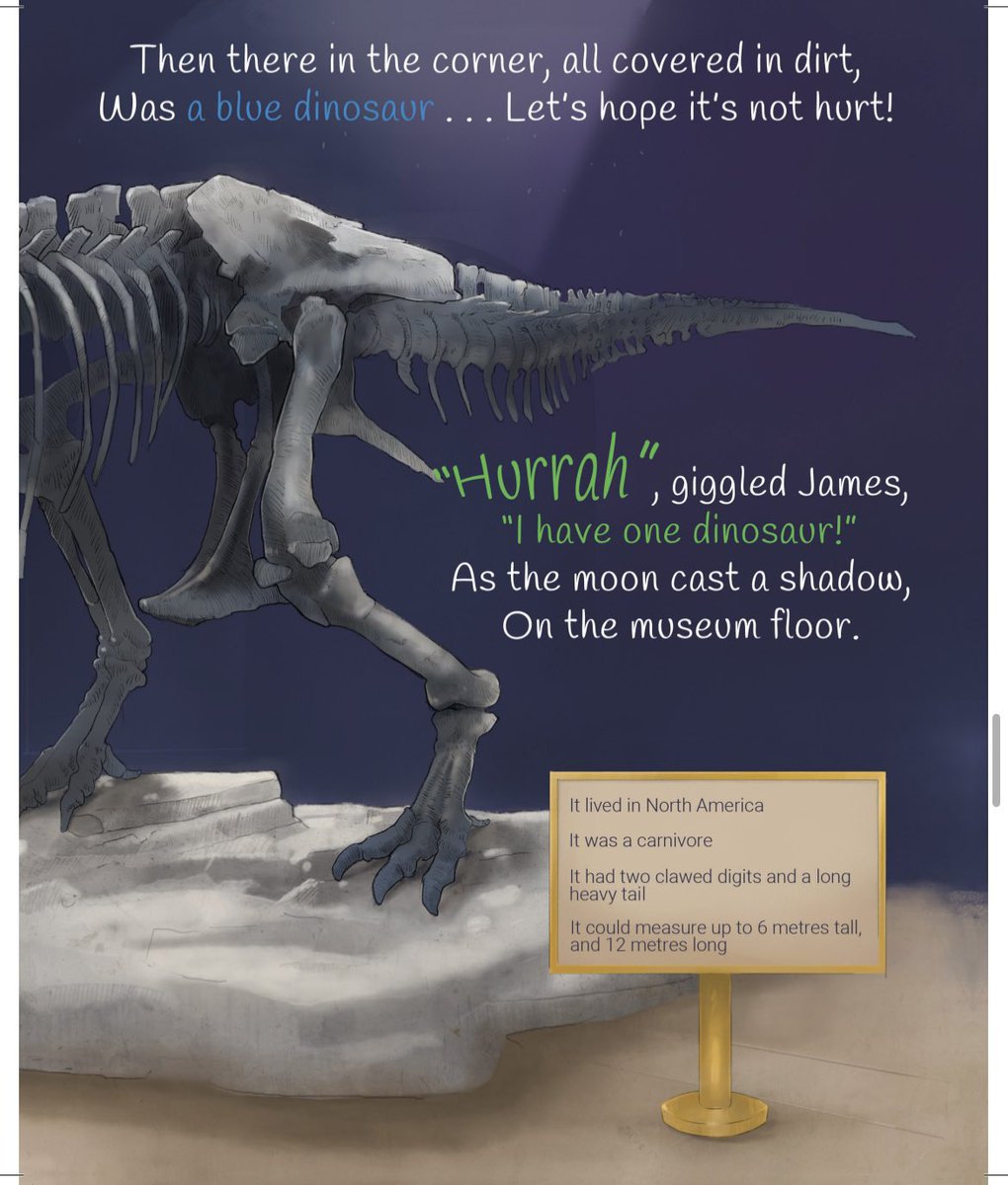 ollie_alien's tweet photo. Please take a look at just some of the fabulous #dinosaur artwork from ‘Ollie Discovers the Dinosaurs’. Set in the #naturalhistorymuseum &amp; signed copies are now for sale at https://t.co/ueDfoUFb6h 🦕 
#educationalbooks #historybooks #dinosaurbooks #lovereading #readingrocks https://t.co/45hdI9D8F2