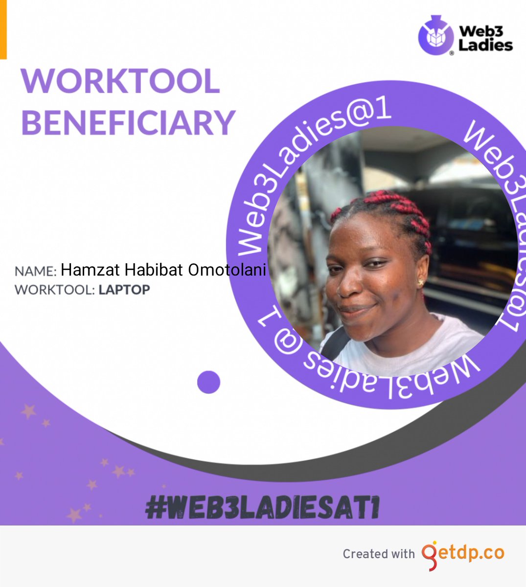 HamzatOmotolan1's tweet photo. This feels like a dream, thank you @web3ladies @koderHolic God bless all the sponsors, I do not take this for granted.
#Web3ladiesAt1
#WTAP
#WWAP https://t.co/KX0oMgy3v2