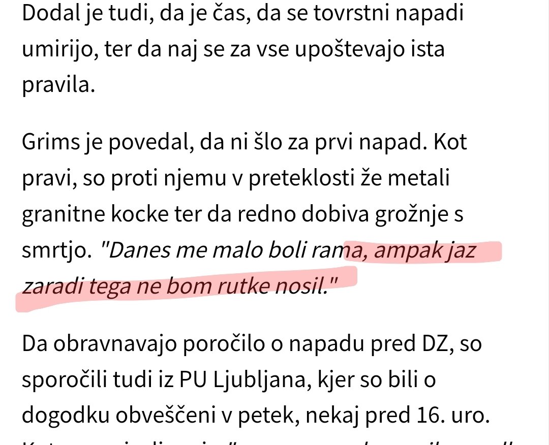 rose_roseae's tweet photo. Grims pričakuje sočutje, od sebe pa daje samo zlobo, zbadanje in zaničevanje.

Človek z moralo bi rekel, da zdaj razume, kako se počuti dekle, napadeno pred nekaj dnevi.

Tole, oprostite, je pa nekaj kar lahko izjavi samo totalno pokvarjen pizdun.

⬇️⬇️⬇️ https://t.co/YImcrbGDGq