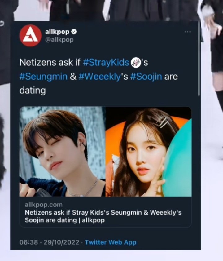 Bang_Aless's tweet photo. Sale un rumor de que Seungmin esta en una relación 
Stay: 
JAJAJAJAJAJAJAJAJ yo amo mi fandom https://t.co/D7jJfL5UNE