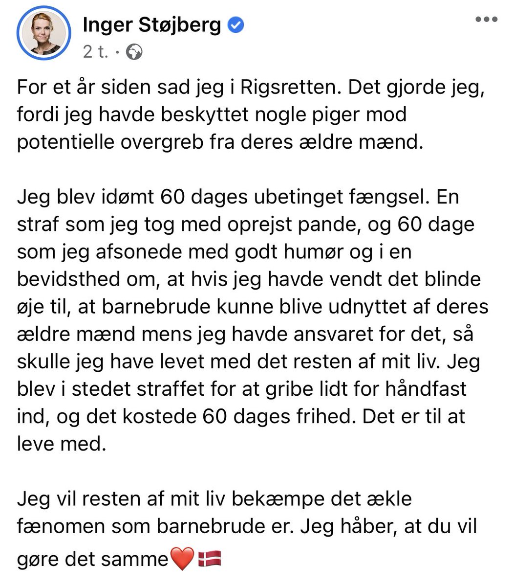 Egentligt ret vildt at man kan sidde i spjældet i 60 dage uden at forstå hvad man blev dømt for. Hun er skamløs.