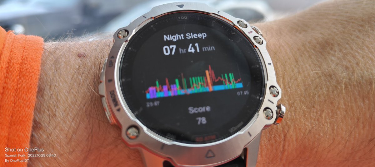 cuneo13's tweet photo. The morning after... with the Amazfit Falcon smartwatch. It hasn't left my wrist since the unboxing, 'twas comfortable to sleep 💤 with, and I am liking it much more than the T-Rex 2.
#amazfitfalcon
#peterherget
#smartwatch
#Wearables
#themanwithtwowatches
#gadgetsanonymous https://t.co/COVRh5ln78
