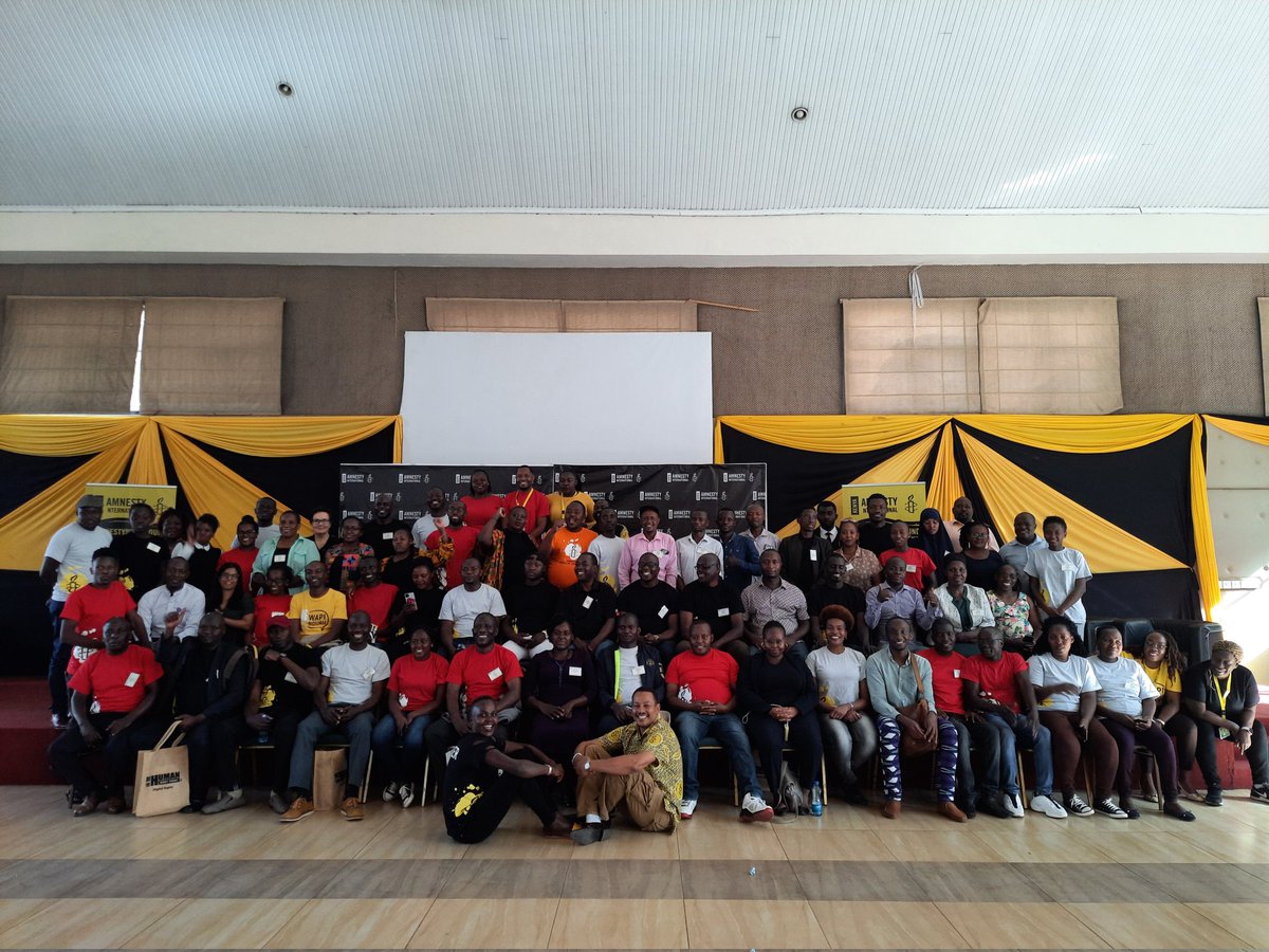 AmnestyKenya's tweet photo. ...And a happy ever after to our pioneer Annual Delegates Conference in celebrating #AmnestyKeAt10 https://t.co/MGPKh5gpe3