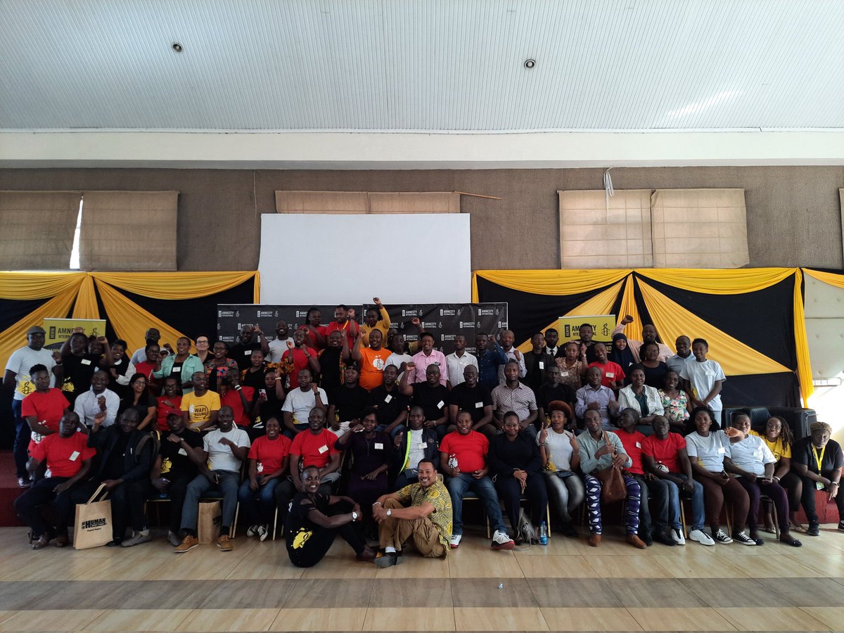 AmnestyKenya's tweet photo. ...And a happy ever after to our pioneer Annual Delegates Conference in celebrating #AmnestyKeAt10 https://t.co/MGPKh5gpe3