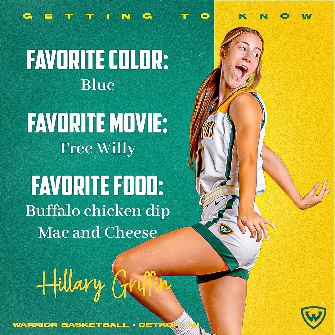 Getting to know our 2022-23 Team: Rewind to our Freshman Class: Get to know Freshman Hillary Griffin! 💚💛